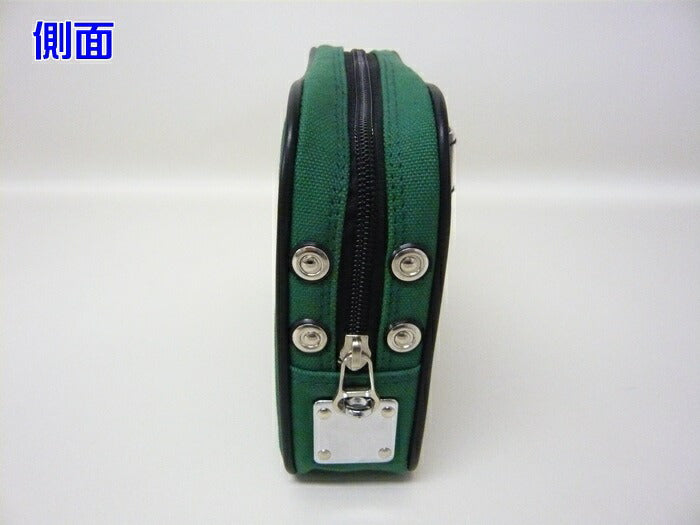 在庫処分品 帆布メール用ポーチ馬蹄錠金具(小)付 GEN-120