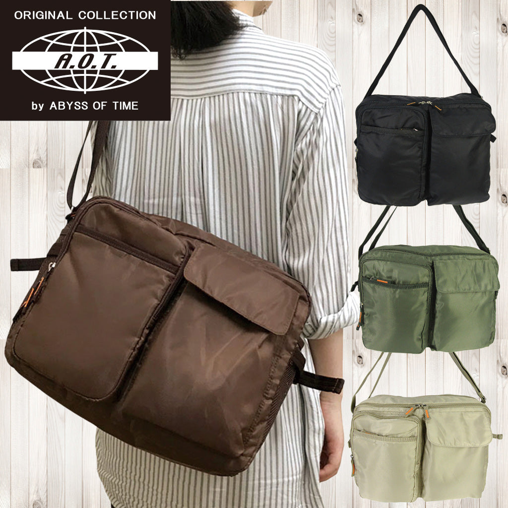 A.O.T [エーオーティー] 多機能ショルダーバッグ　UB3830